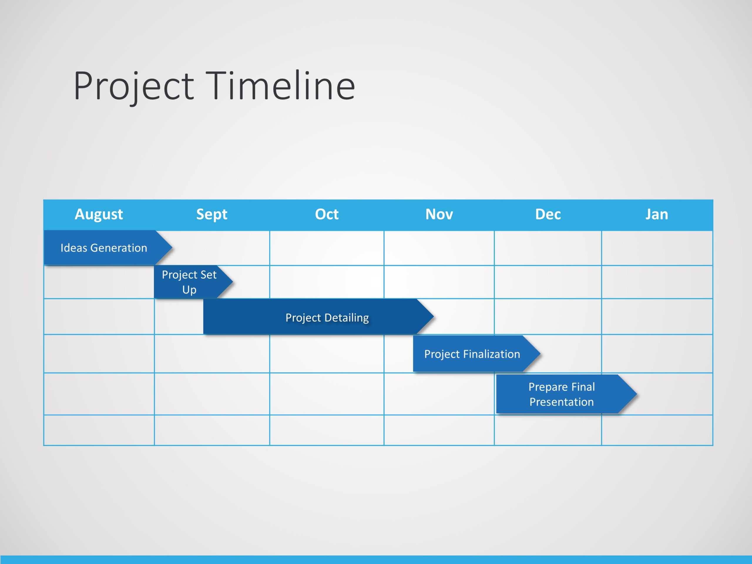 Project Timeline Powerpoint Template 2 | Project Planning With Regard To Project Schedule Template Powerpoint