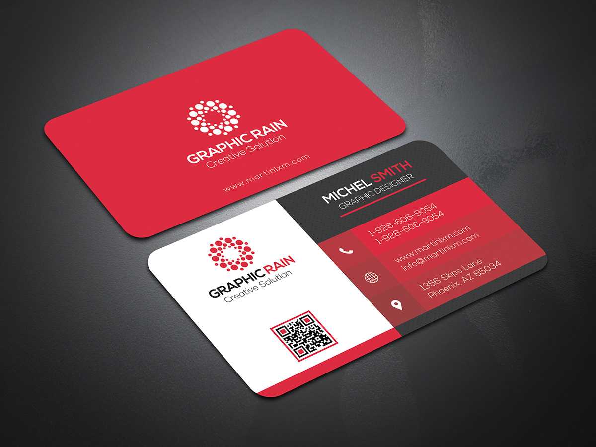 Psd Business Card Template On Behance Throughout Name Card Design Template Psd