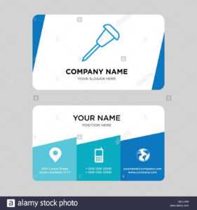 Pushpin Business Card Design Template, Visiting For Your within Push Card Template