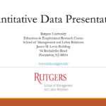 Quantitative Data Presentation Rutgers University Education Inside Rutgers Powerpoint Template