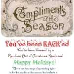 Random Acts Of Christmas Kindness Advent Calendar – Rack Intended For Random Acts Of Kindness Cards Templates