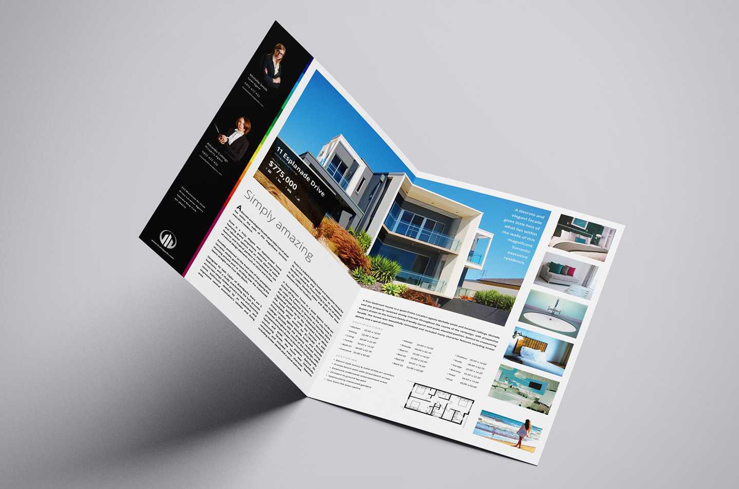 Real Estate Agency Brochure Template In Psd, Ai & Vector Inside Real Estate Brochure Templates Psd Free Download