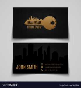 Real Estate Business Card Template intended for Real Estate Business Cards Templates Free