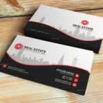 Real Estate – Business Card Template With Regard To Real Estate Business Cards Templates Free