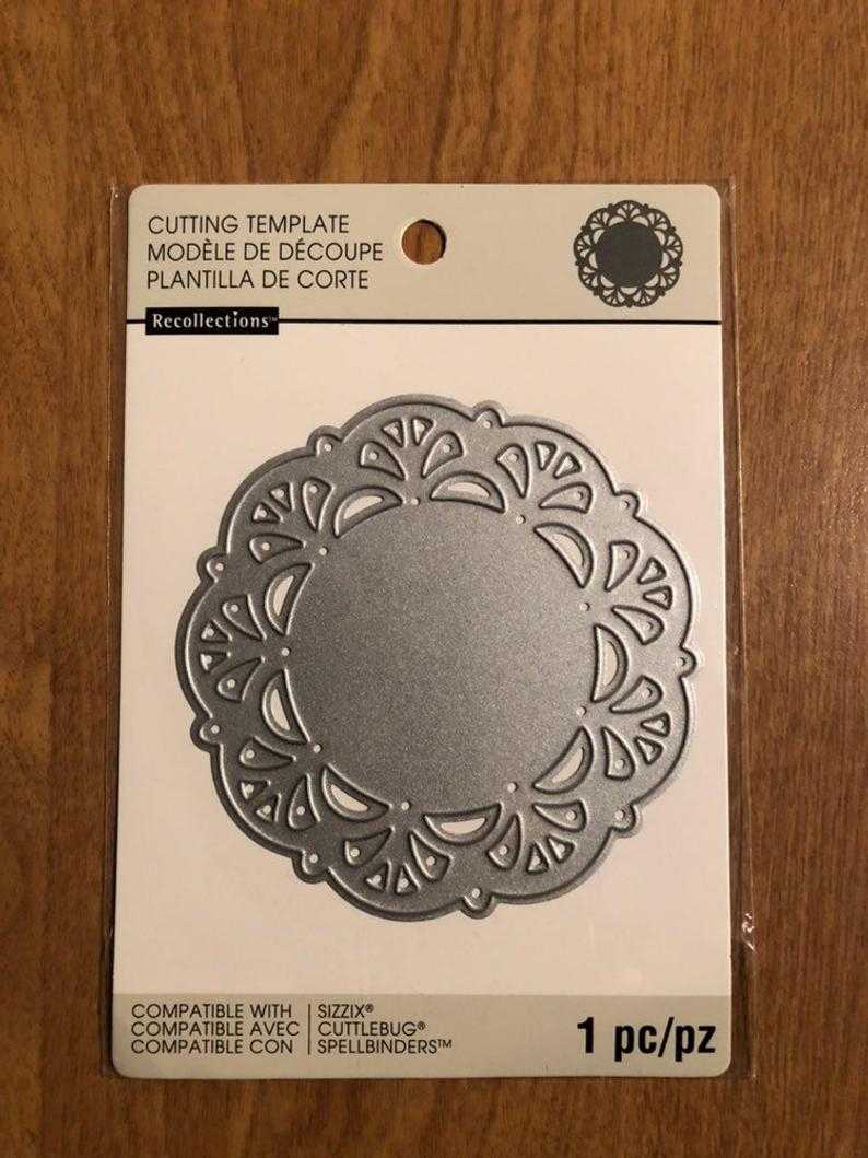 Recollections Doily Cutting Template Die 1 Piece 542688 In Recollections Cards And Envelopes Templates