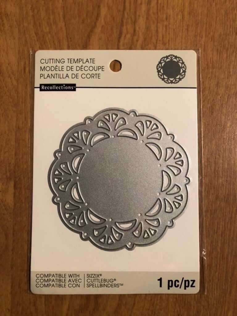 Recollections Doily Cutting Template Die 1 Piece 542688 with
