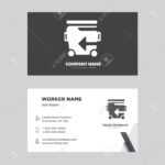 Recycle Bin Business Card Design Template, Visiting For Your.. Inside Bin Card Template