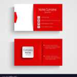Red Business Card – Tomope.zaribanks.co Inside Template For Calling Card