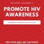 Red Zigzag Pattern Background Hiv / Aids Poster – Templates For Hiv Aids Brochure Templates