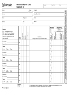 Report Card Form - Fill Out And Sign Printable Pdf Template | Signnow with Boyfriend Report Card Template