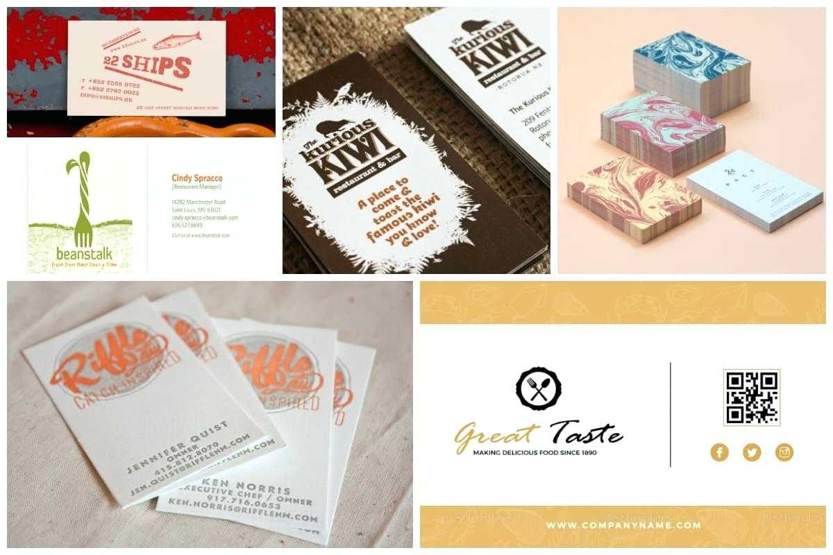 Restaurant Business Cards Designs Comment Template Free With Regard To Restaurant Business Cards Templates Free