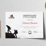 Rock Climbing Participation Certificate Template Pertaining To Walking Certificate Templates