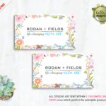 Rodan And Fields Business Cards, Rodan And Fields Digital Files, Rodan +  Fields Printable Card, R And F Marketing Cards, Rf12 Soldelisazone Throughout Rodan And Fields Business Card Template