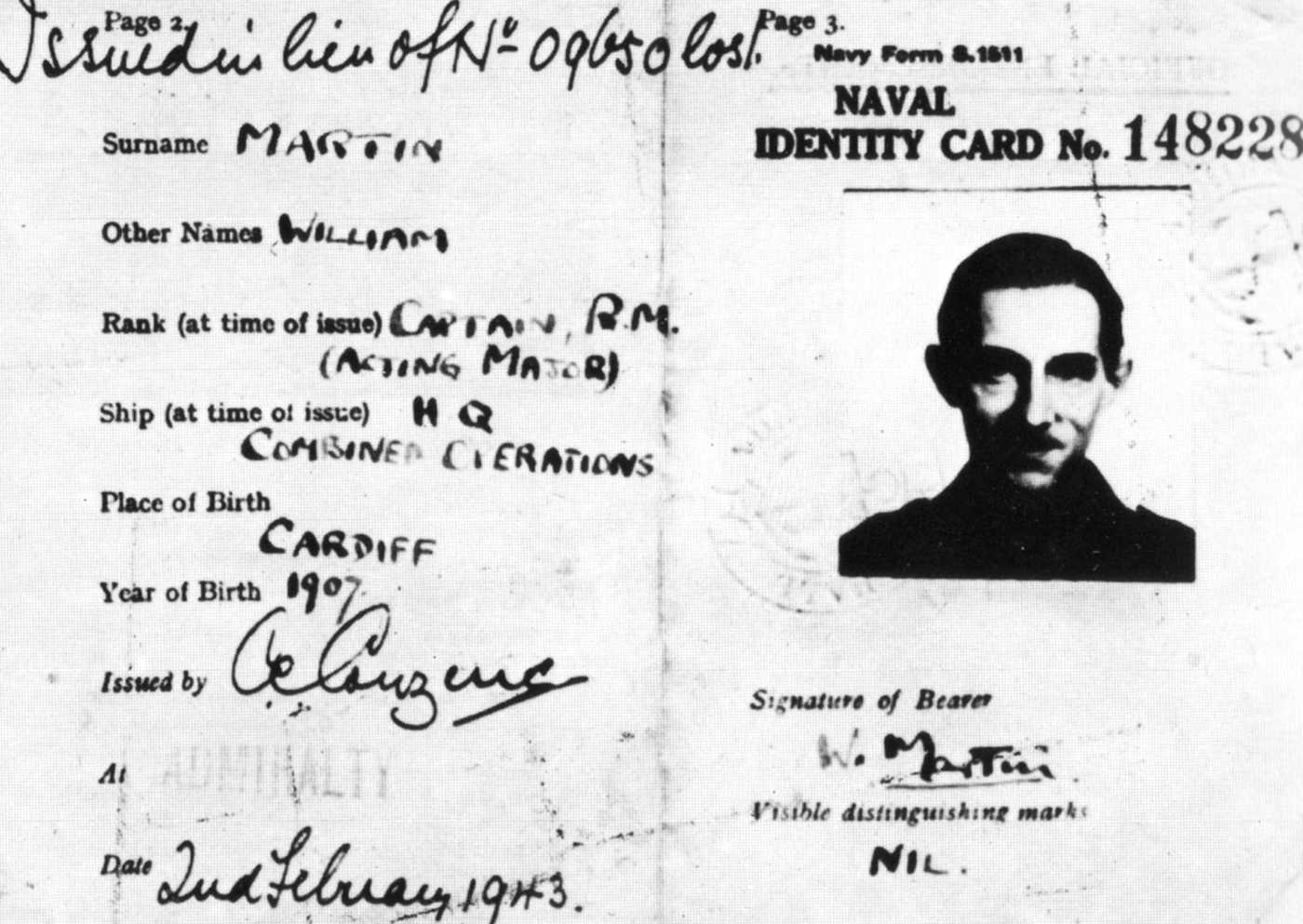 Ronnie Reed – Wikipedia In World War 2 Identity Card Template
