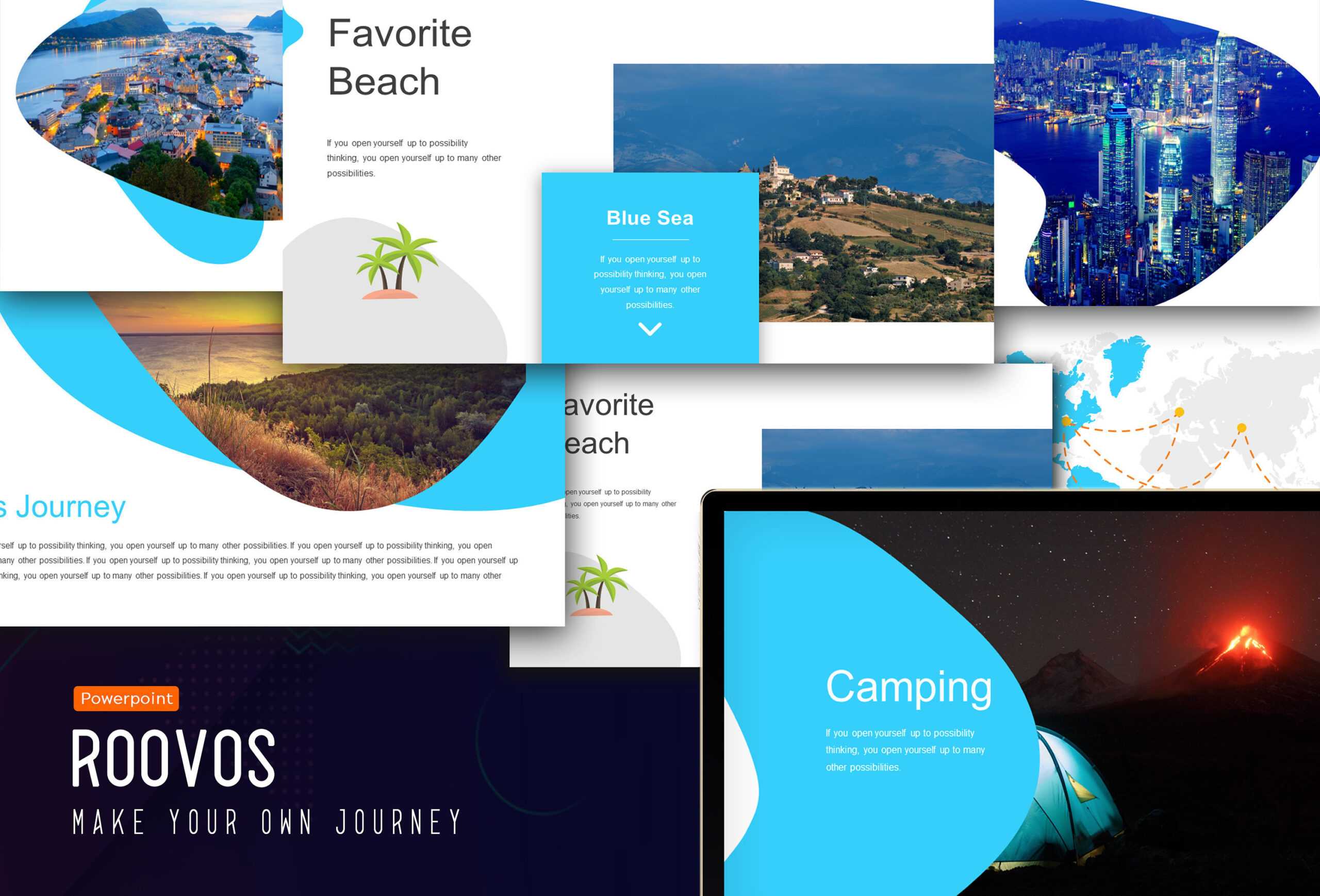 Roovos Travel And Tourism Powerpoint Template, Traveling Power Point  Template, Travel Powerpoint Presentation Within Tourism Powerpoint Template