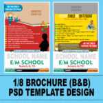 School Brochure Psd Template – Naveengfx In Play School Brochure Templates