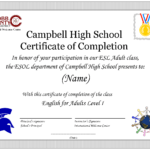 School Certificate Template Doc | Sample Resume Template Regarding Certificate Of Participation Template Doc