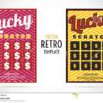 Scratch Off Lottery Ticket Vector Design Template Stock For Scratch Off Card Templates
