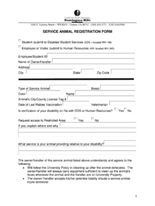 Service Dog Certification Download - Fill Online, Printable regarding Service Dog Certificate Template