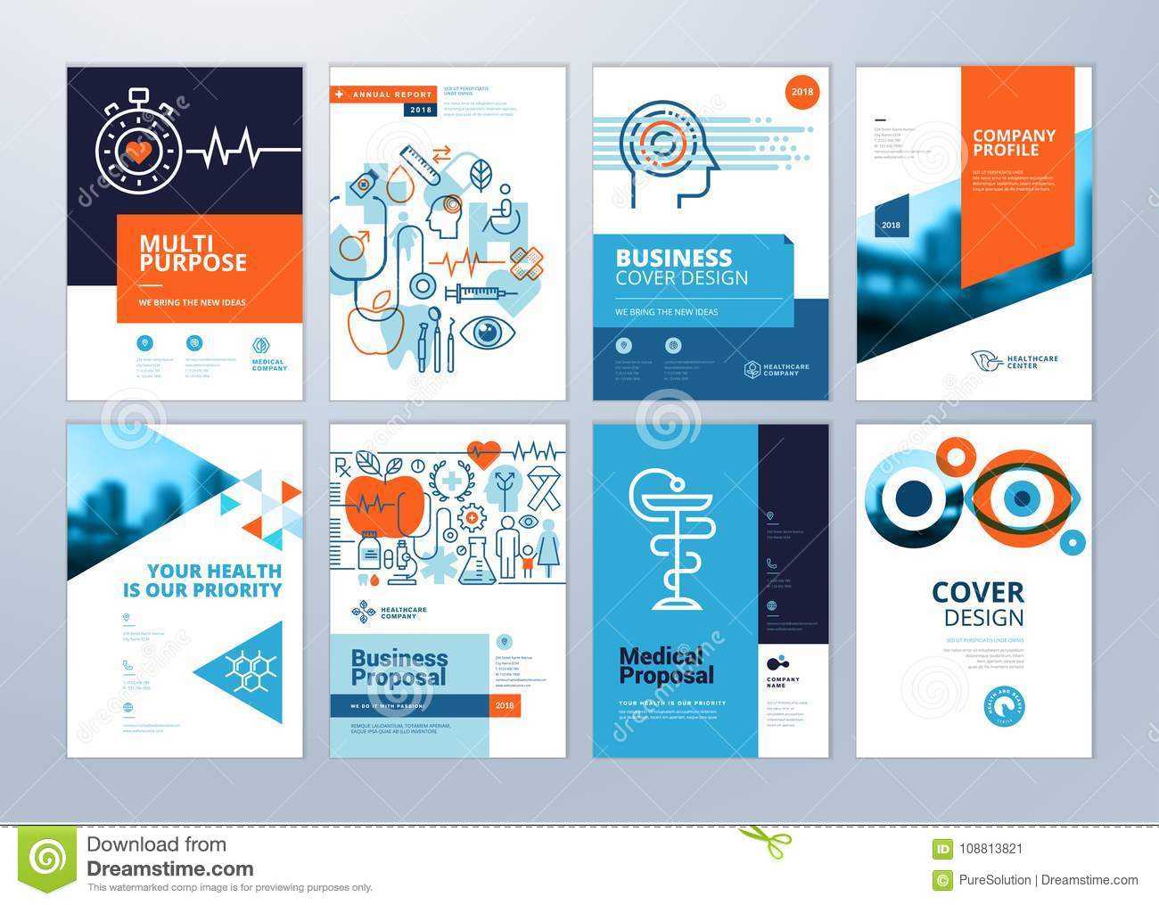 Set Of Medical Brochure, Annual Report, Flyer Design Inside Healthcare Brochure Templates Free Download