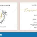 Set Of Wedding Invitation Cards Design Templates Stock In Celebrate It Templates Place Cards