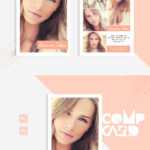 Sienna Taber - Modeling Comp Card Corporate Identity Template in Download Comp Card Template