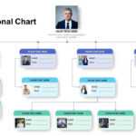 Simple Organizational Chart Template For Powerpoint Presentation Regarding Microsoft Powerpoint Org Chart Template