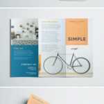 Simple Tri Fold Brochure | Free Indesign Template For One Page Brochure Template
