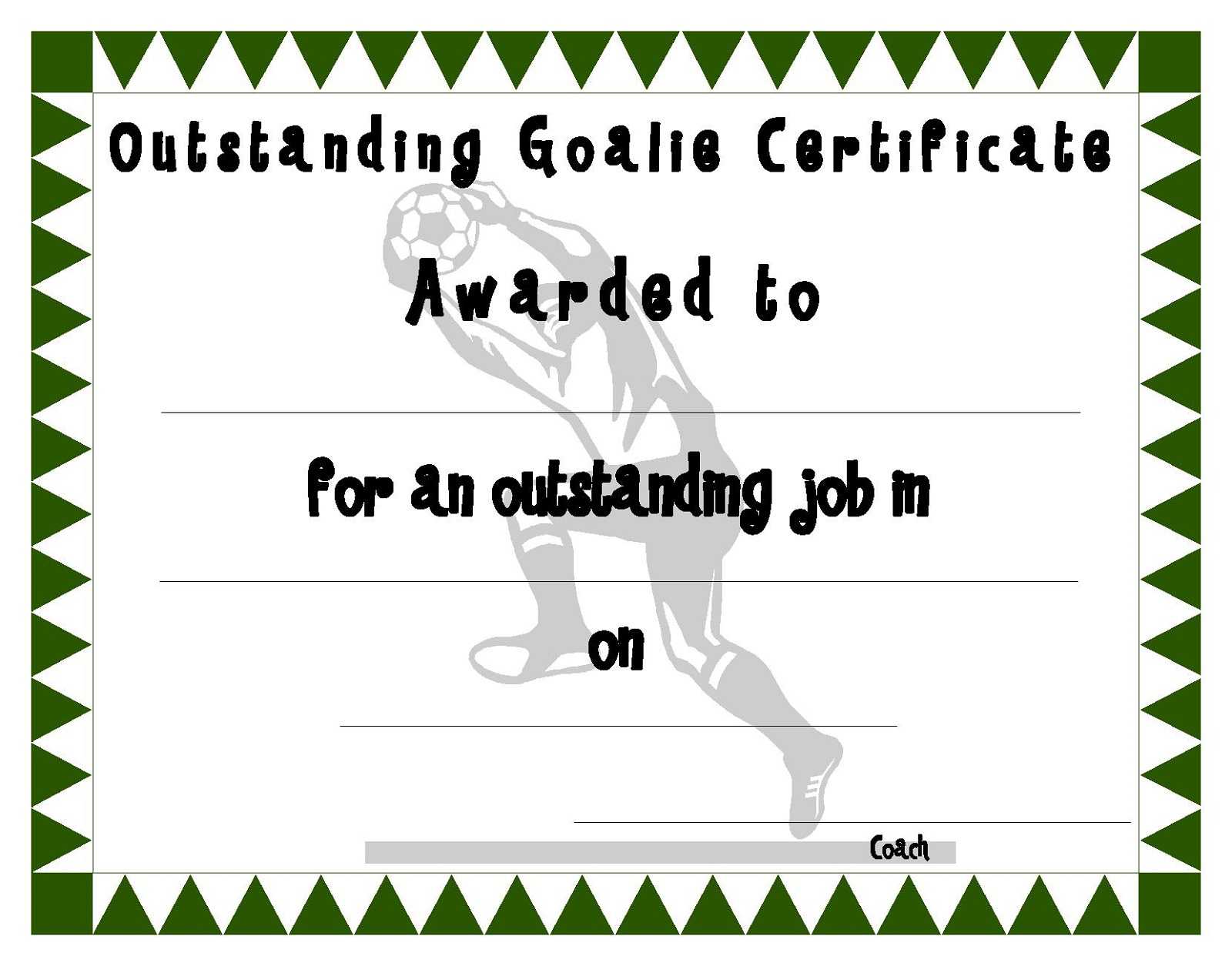 Soccer Certificate Templates | Activity Shelter Throughout Soccer Certificate Template Free