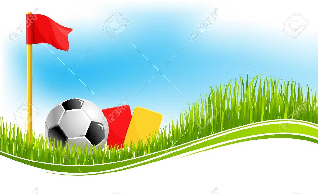 Soccer Or Football Game Background Design Template For Fan Club.. Intended For Football Referee Game Card Template