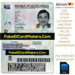 South Africa Id Card Template Psd Editable Fake Download Intended For Fake Social Security Card Template Download