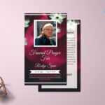 Special Funeral Prayer Card Template Pertaining To Prayer Card Template For Word