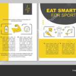 Sports Nutrition Brochure Template — Stock Vector © Bsd With Regard To Nutrition Brochure Template