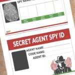 Spy Kids Activities: Free Printables For Your Budding James Inside Spy Id Card Template