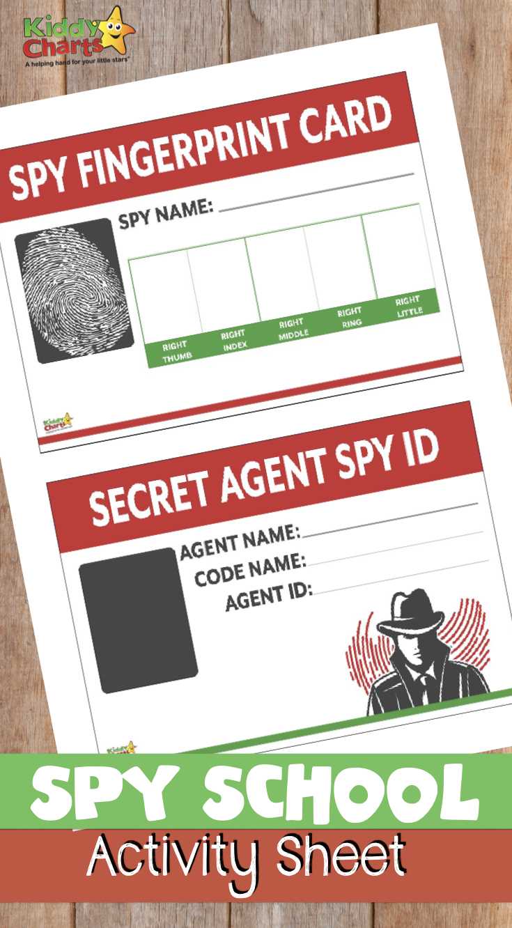 Spy Kids Activities: Free Printables For Your Budding James Inside Spy Id Card Template