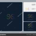 Ss Card Template | Joint Letters Logo Business Card Template In Ss Card Template