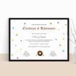 Star Achievement Certificate Template In Star Naming Certificate Template