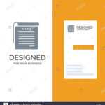 Student, Notes, Books, Student Notes Grey Logo Design And Regarding Student Business Card Template