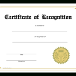 Student Recognition Award Template | Templates At Intended For Free Student Certificate Templates