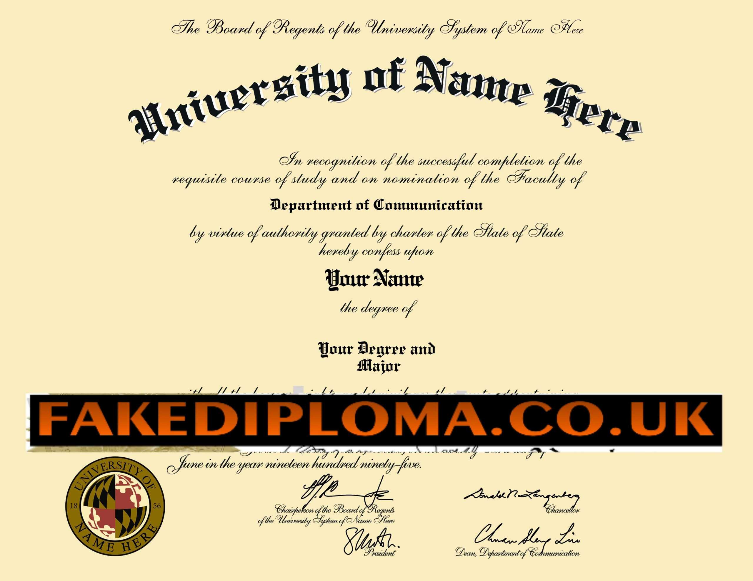Superior Fake Diploma | Fake University And College Degrees Intended For Fake Diploma Certificate Template