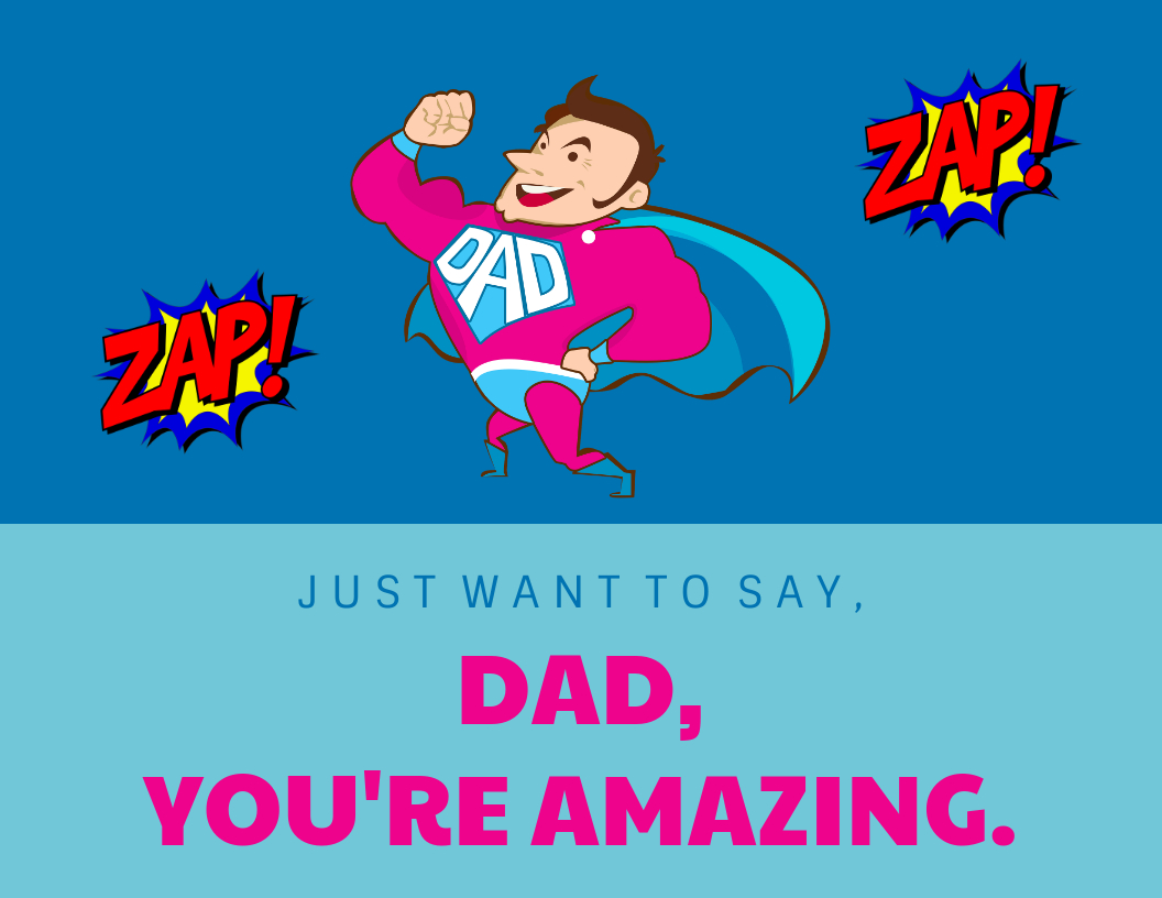 Superman Amazing Father's Day Card Template With Superman Birthday Card Template