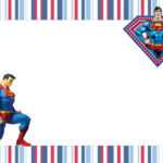 Superman Free Printable Invitations. – Oh My Fiesta! In English Intended For Superman Birthday Card Template