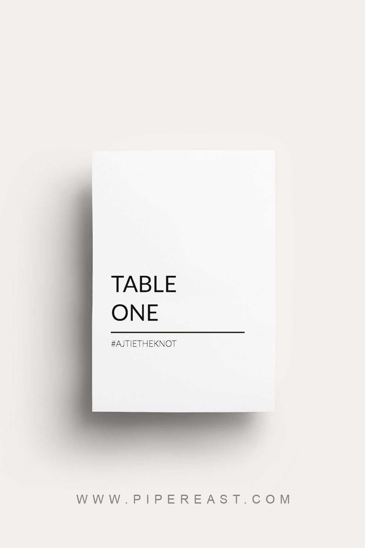 Table Number Cards | Modern Wedding | Classic Sign Template | Instant  Download [C009] With Regard To Table Number Cards Template