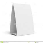 Table Tent Stock Illustration. Illustration Of Showcase Inside Reserved Cards For Tables Templates