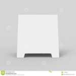 Tablet Tent Card Talkers Promotional Menu Card White Blank For Blank Tent Card Template