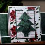 Tea Bag Fold Christmas Tree Center Step Card | I Played With In Recollections Card Template