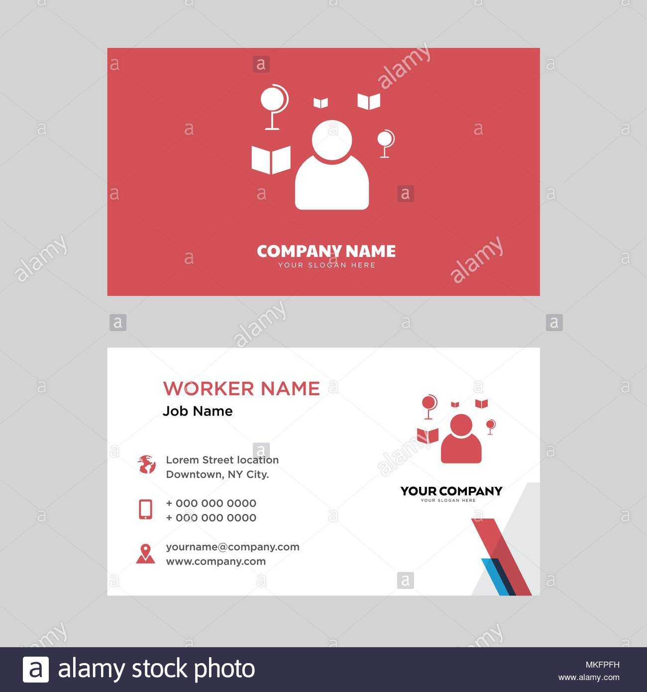 Teacher Business Card Design Template, Visiting For Your Within Teacher Id Card Template