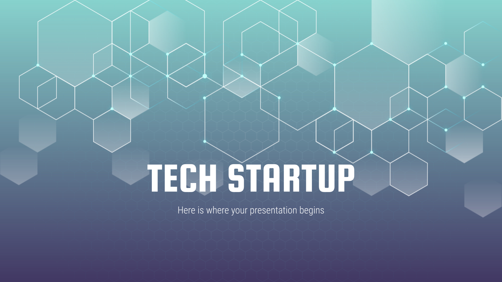 Tech Startup Theme For Google Slides And Powerpoint Pertaining To High Tech Powerpoint Template
