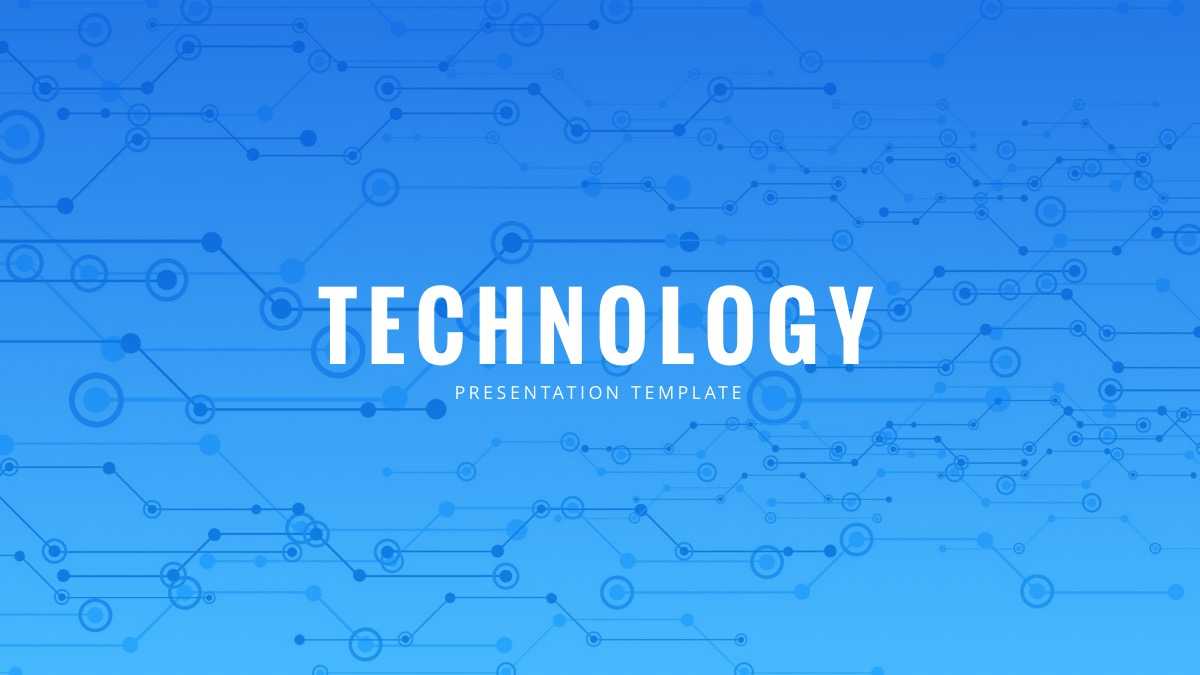Technology Powerpoint Template - Free Powerpoint Presentation Pertaining To Powerpoint Templates For Technology Presentations