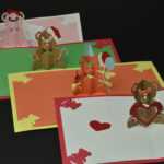 Teddy Bear Pop Up Card: Valentines Day, Birthday, Christmas Throughout Teddy Bear Pop Up Card Template Free